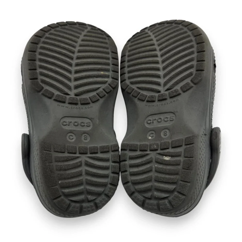 Crocs Classic Clog‎ Child 8 Grey Slip On